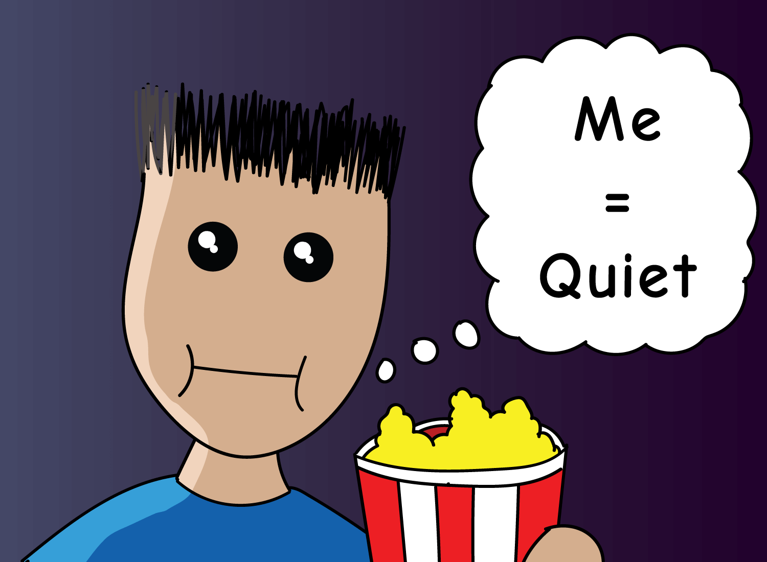 be quiet at the movies
