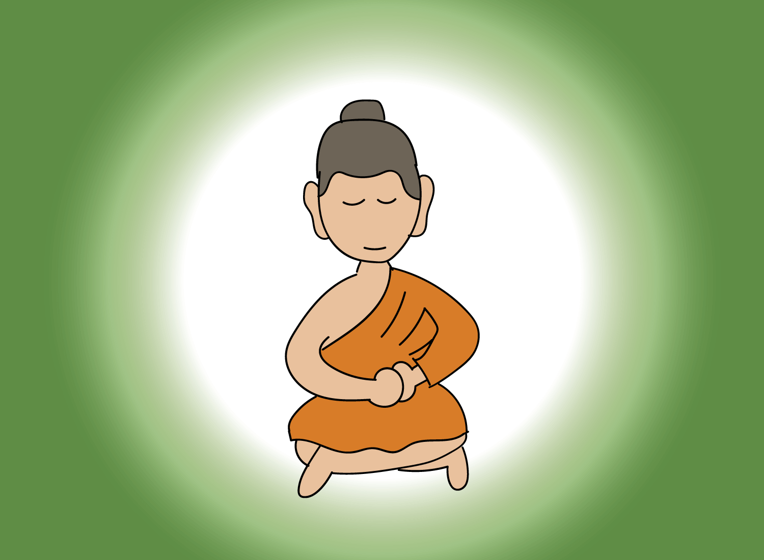 the buddha cartoon