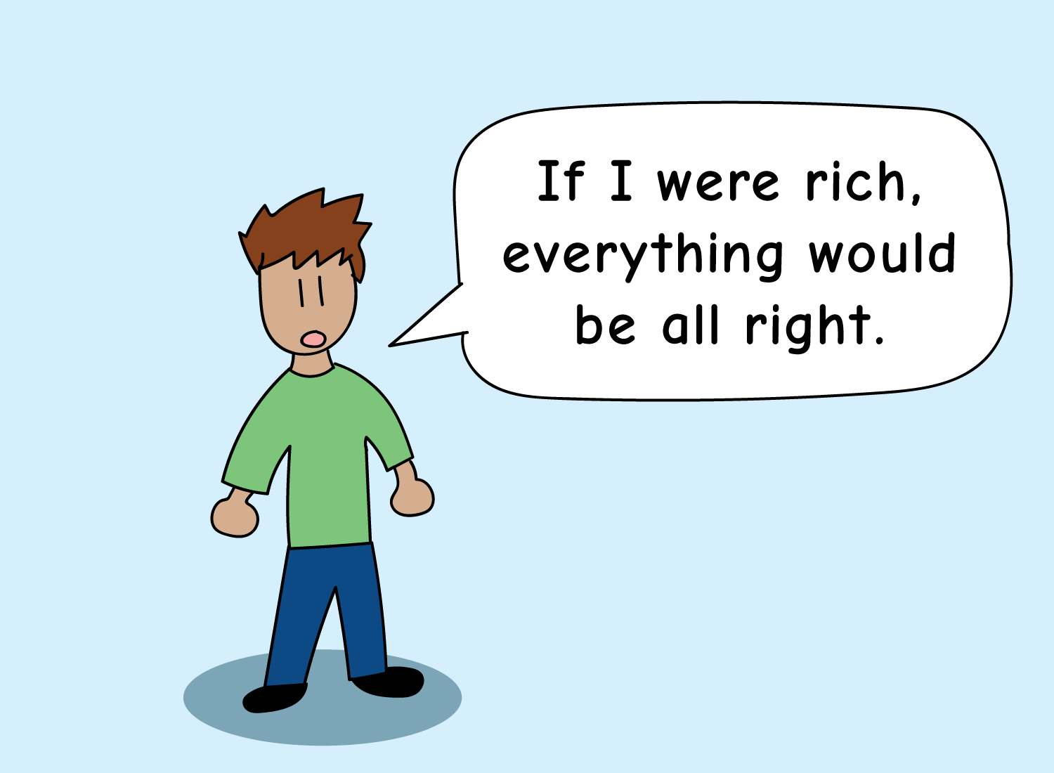 want to be rich