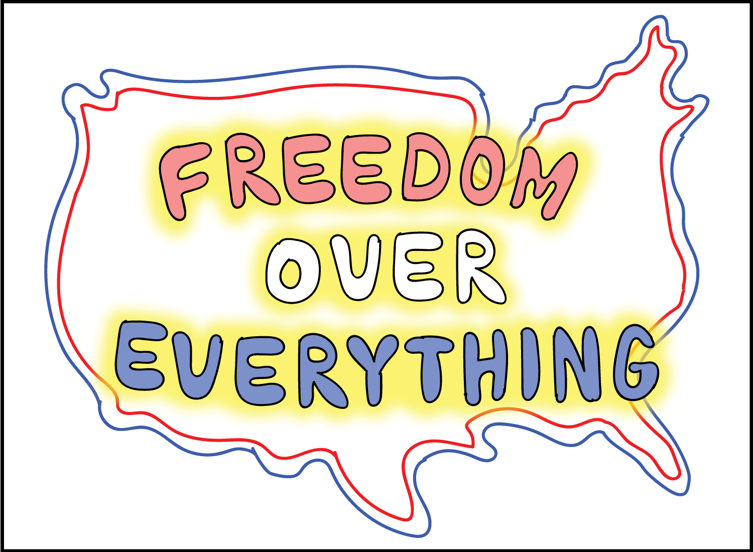 freedom over everything words