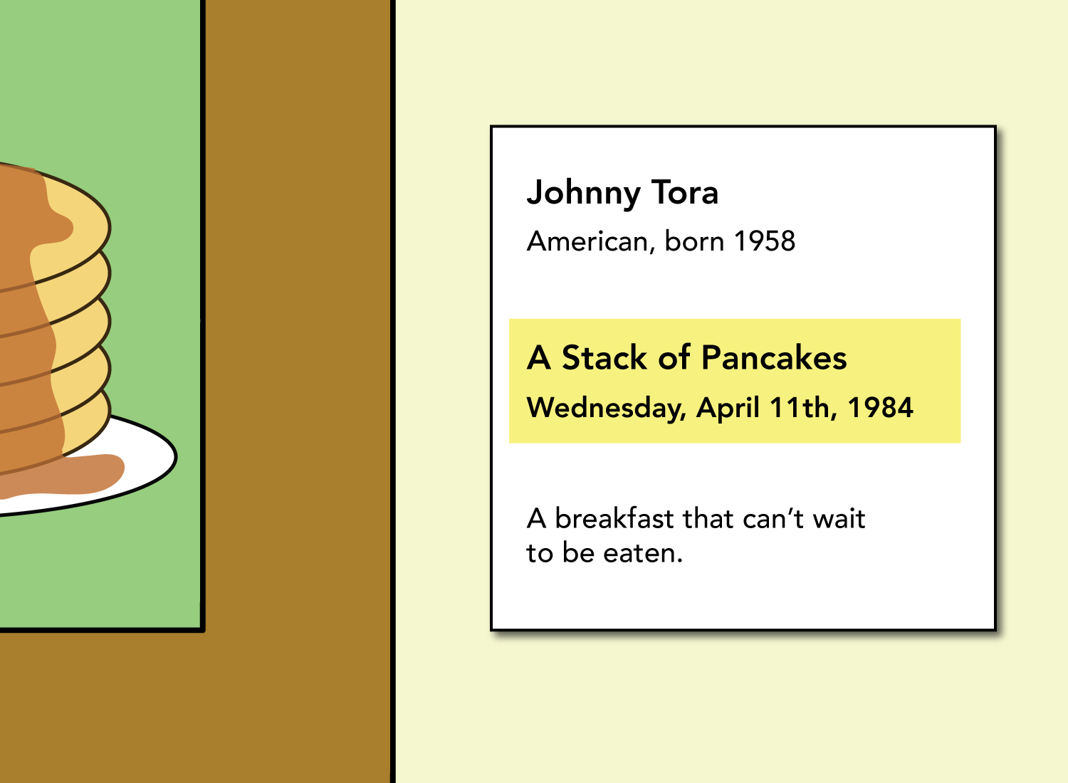 stack of pancakes cartoon