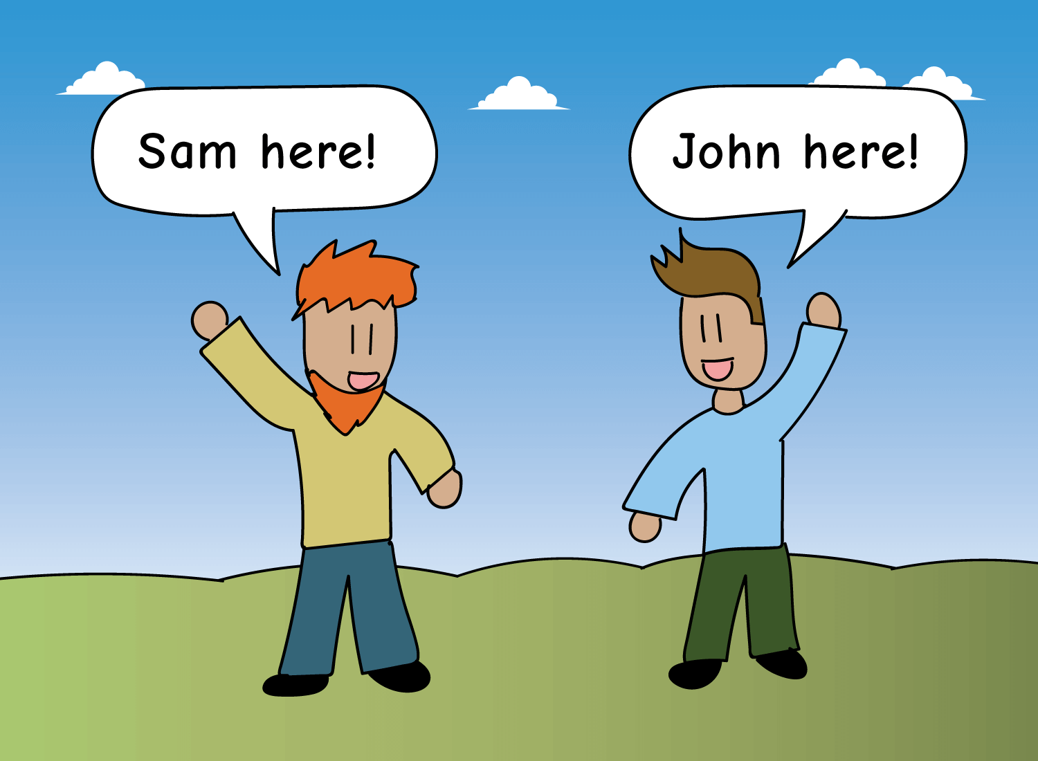 sam and john - interest-first friendships