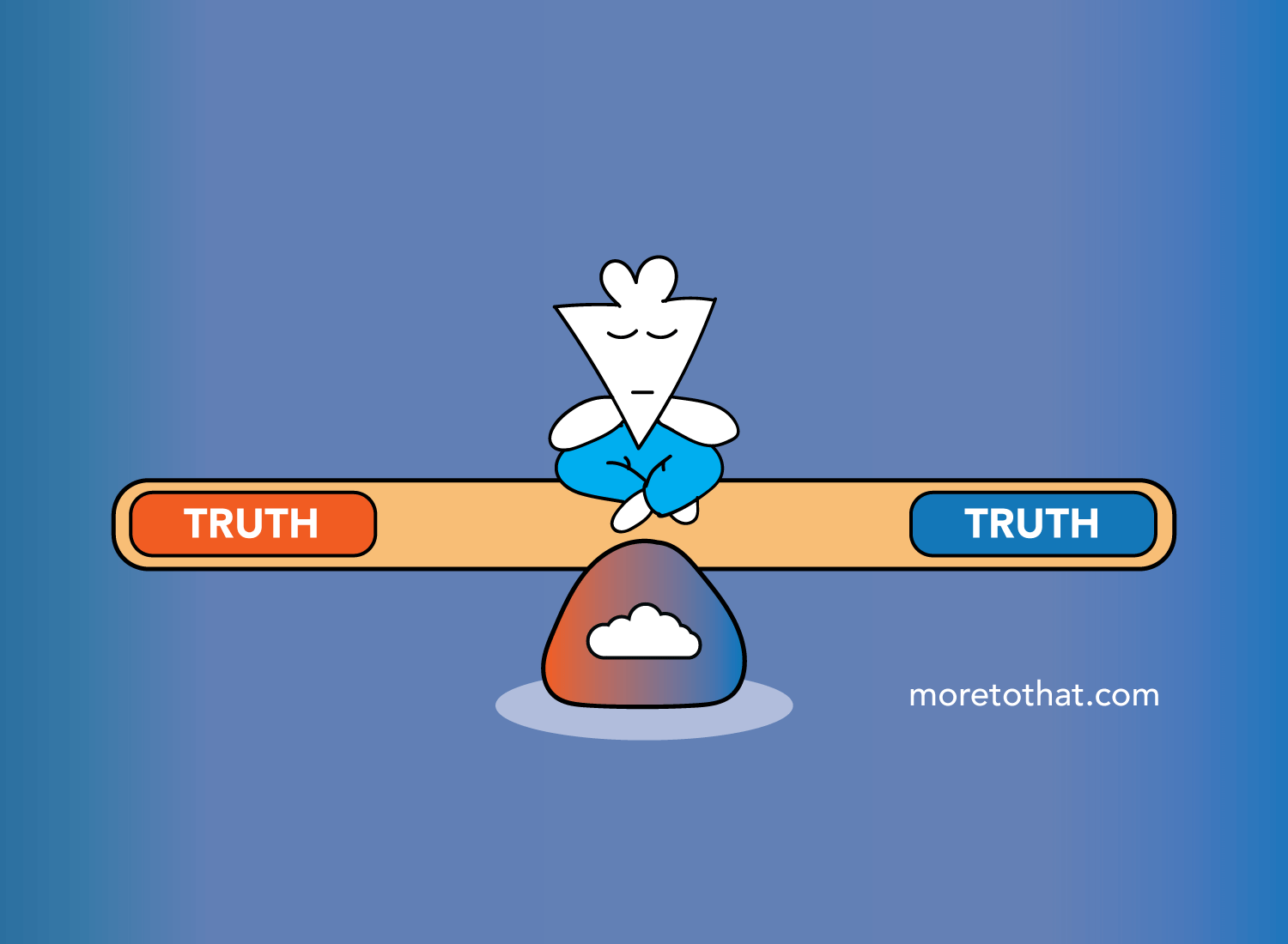 balance of contradictory truths